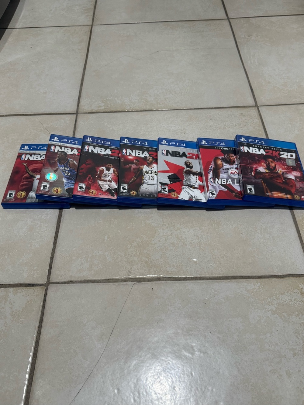 NBA 2K PS4 Game Bundle - Blue Cases